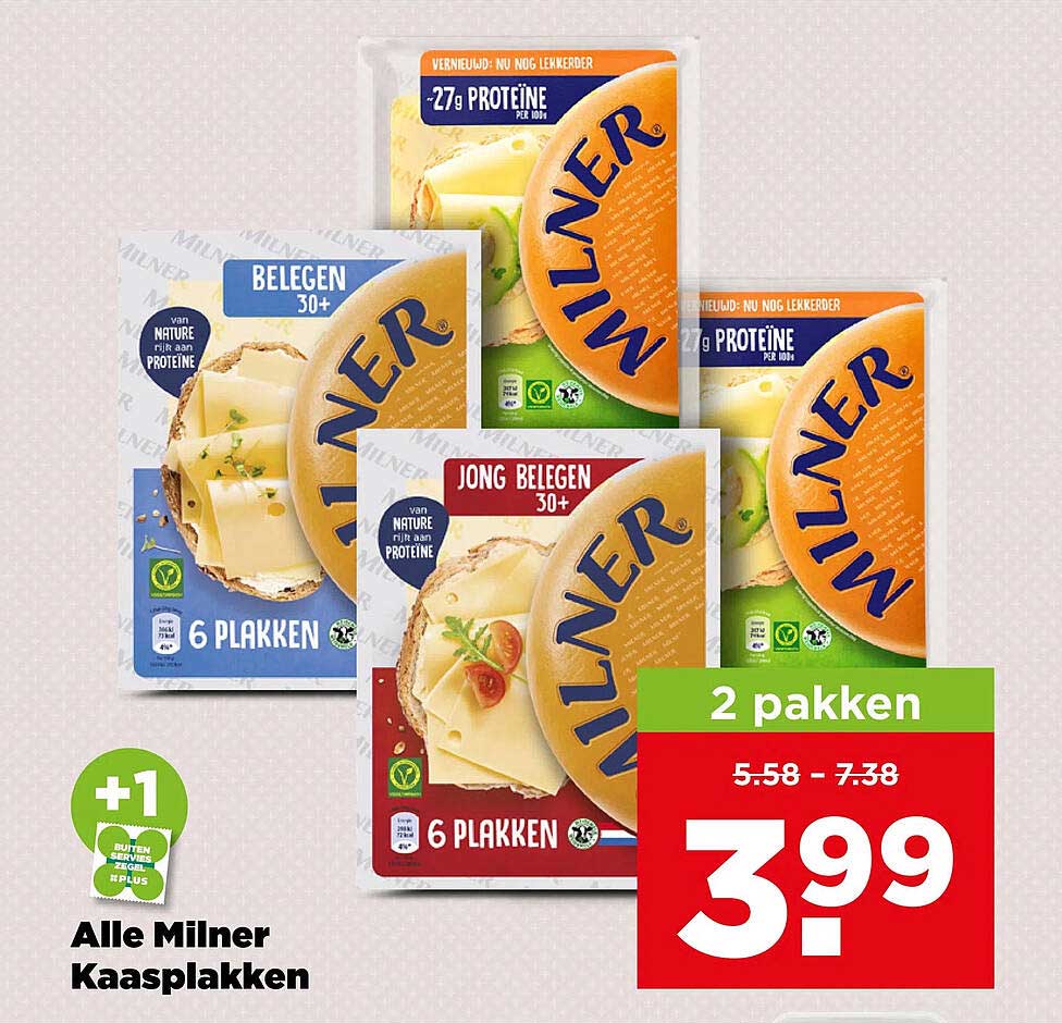 Alle Milner Kaasplakken
