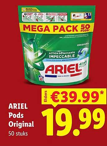 ARIEL Pods Original 50 stuks