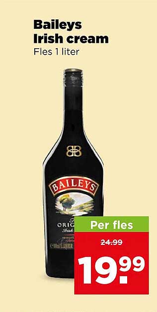 Baileys Irish cream Fles 1 liter