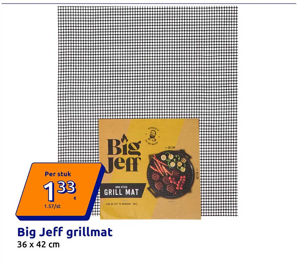 Big Jeff grillmat 36 x 42 cm