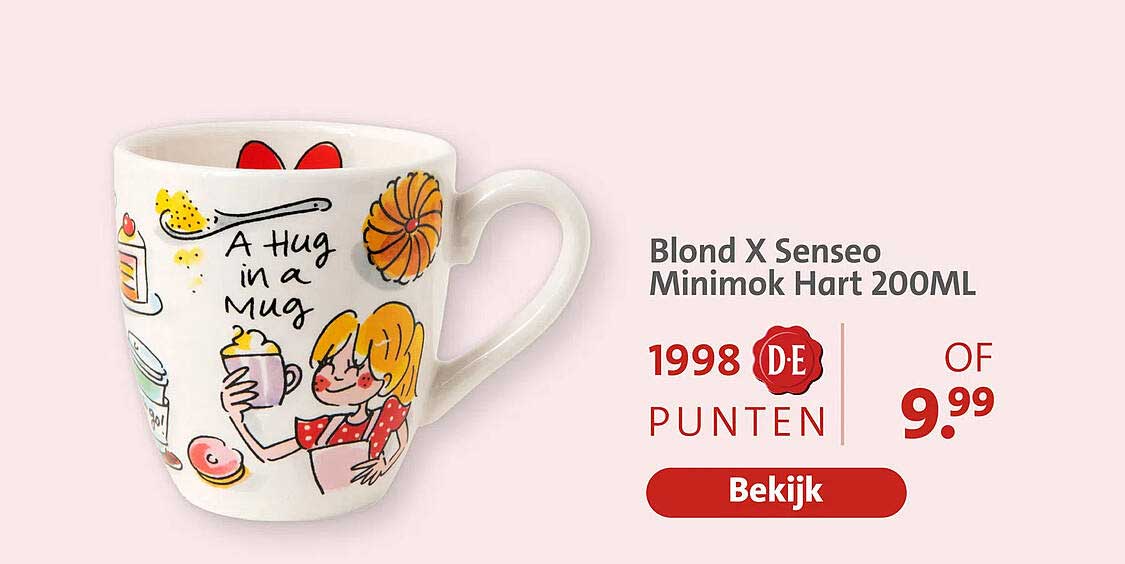 Blond X Senseo Minimok Hart 200ML