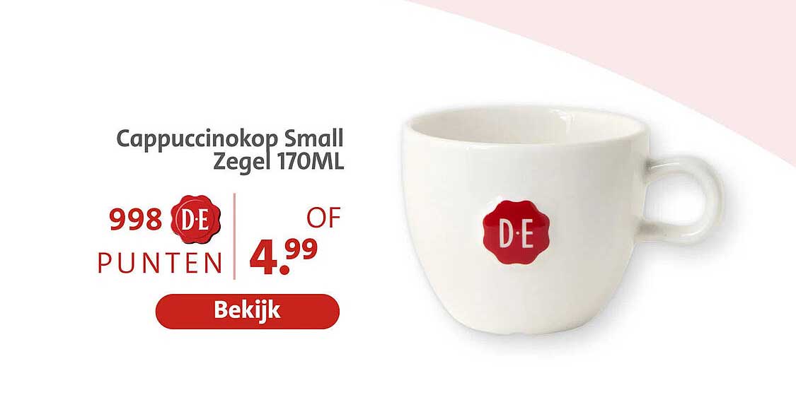 Cappuccinokop Small Zegel 170ML
