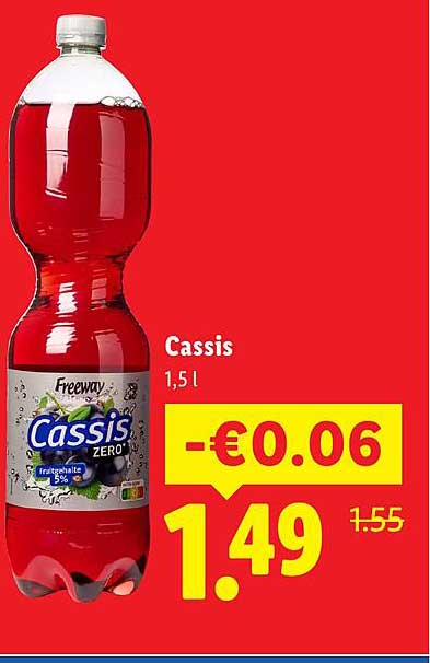 Cassis 1,5 l