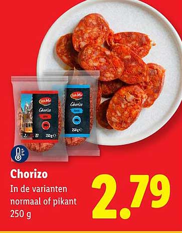 Chorizo In de varianten normaal of pikant 250 g