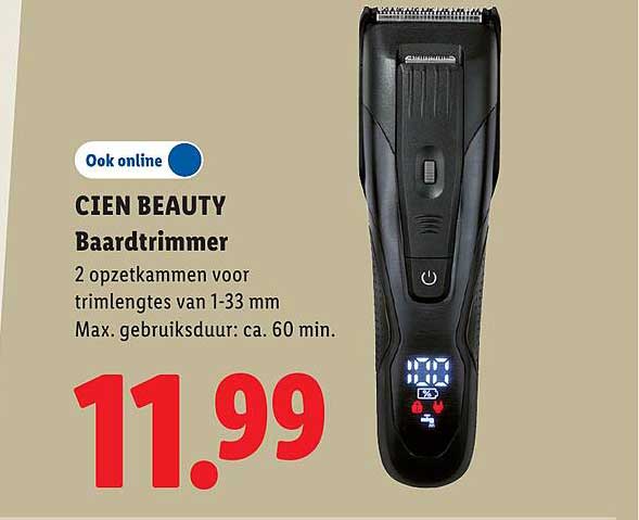 CIEN BEAUTY Baardtrimmer
