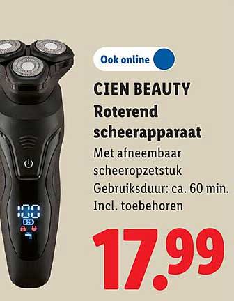 CIEN BEAUTY Roterend scheerapparaat