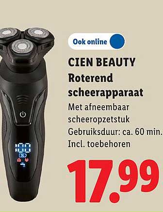 CIEN BEAUTY Roterend scheerapparaat