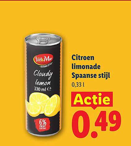 Citroen limonade Spaanse stijl