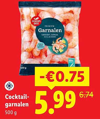 Cocktailgarnalen 500 g
