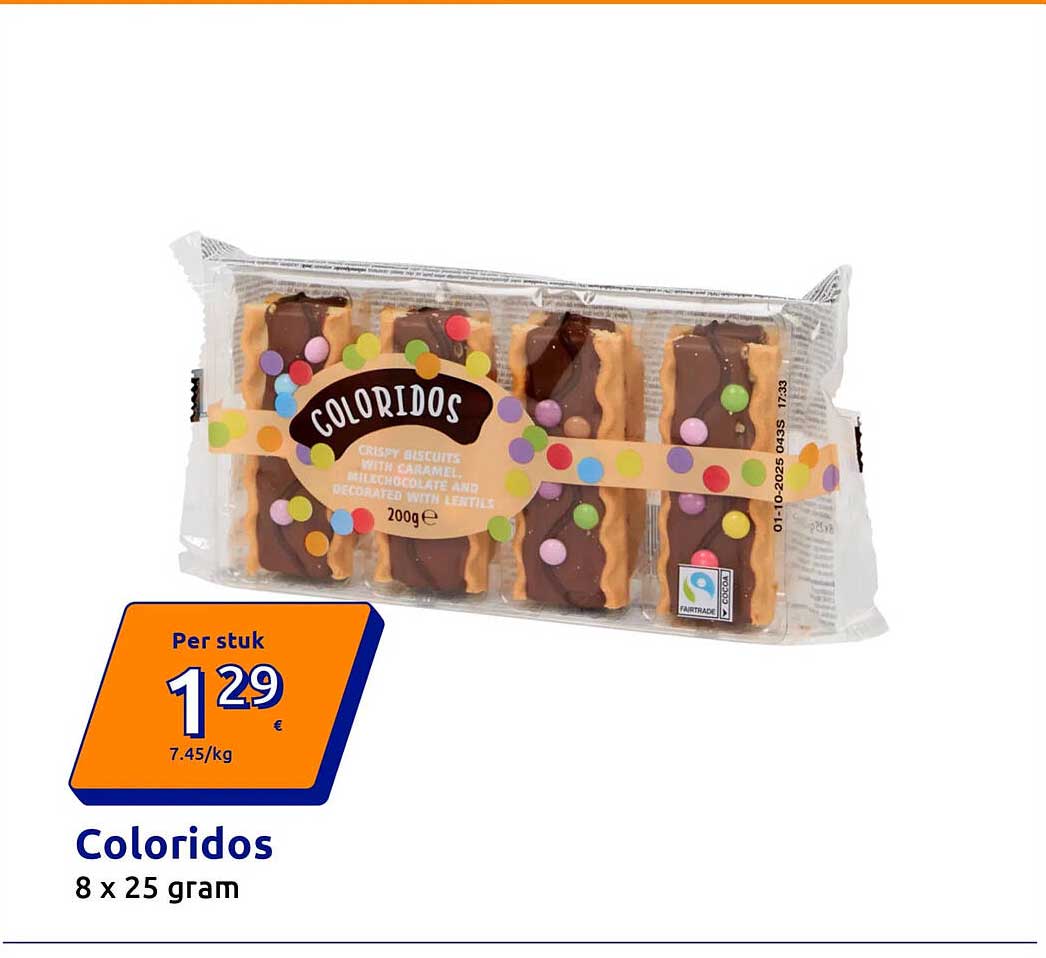 Coloridos 8 x 25 gram