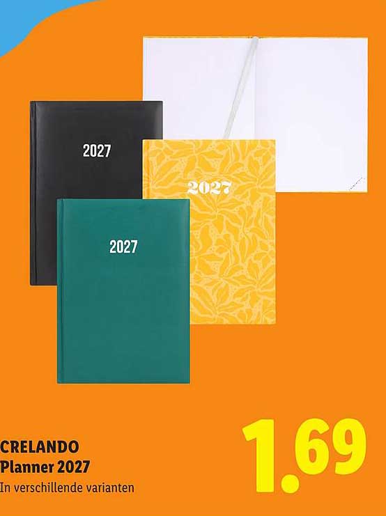 CRELANDO Planner 2027 In verschillende varianten