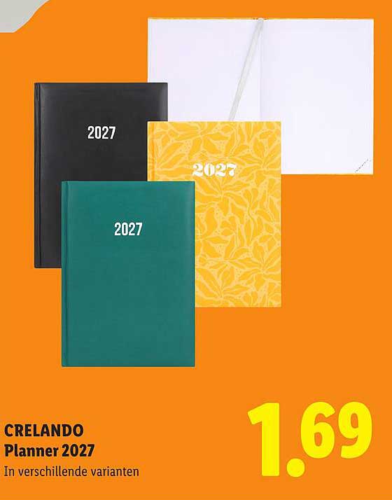 CRELANDO Planner 2027 In verschillende varianten