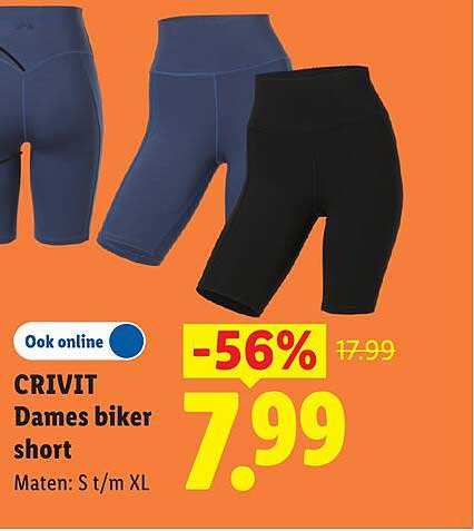CRIVIT Dames biker short