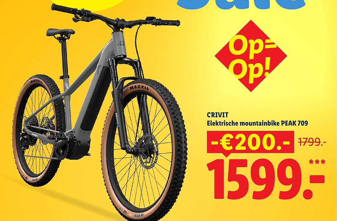 CRIVIT Elektrische mountainbike PEAK 709