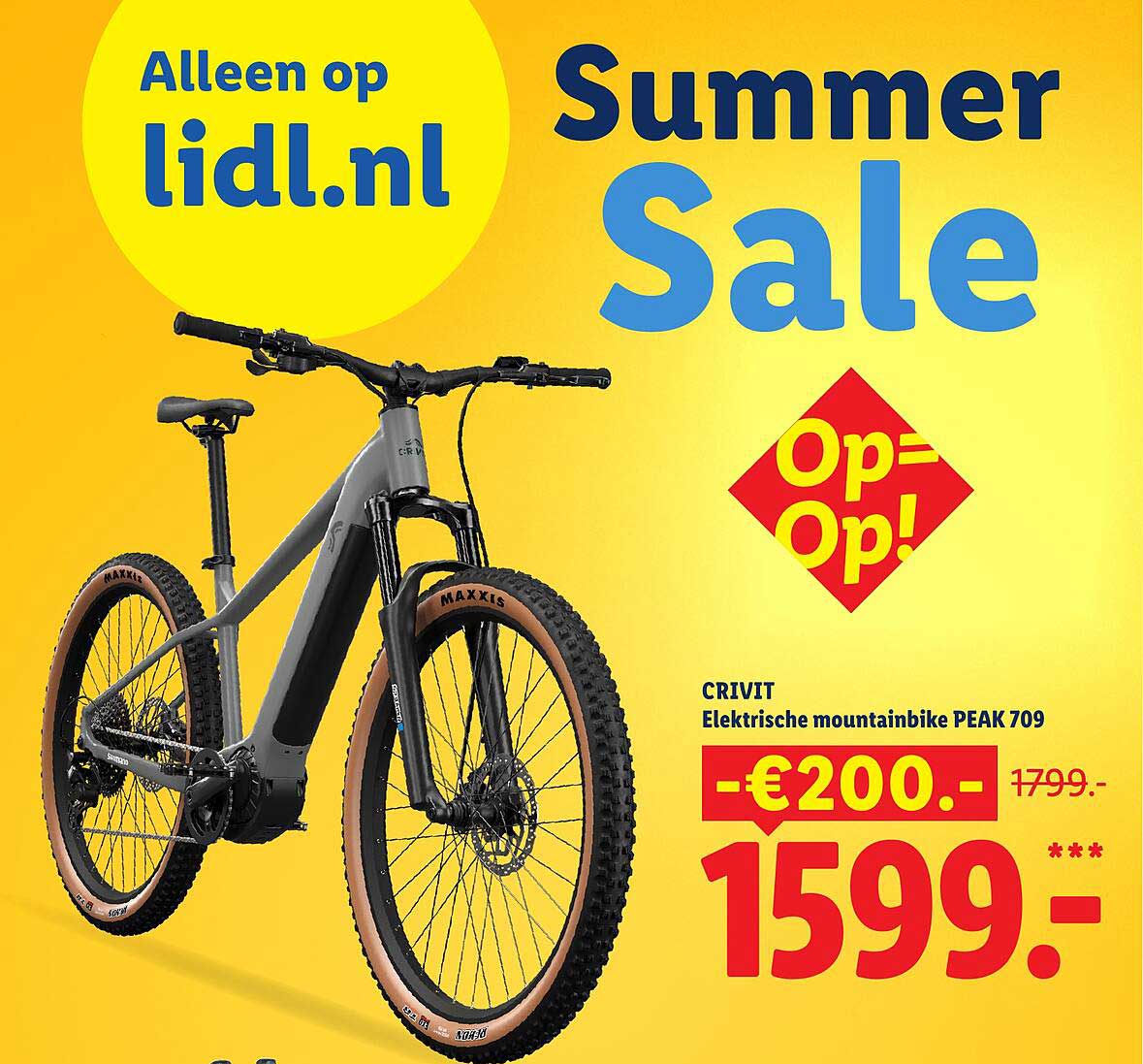 CRIVIT Elektrische mountainbike PEAK 709