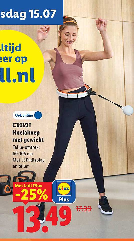 CRIVIT Hoelahoep met gewicht -25%