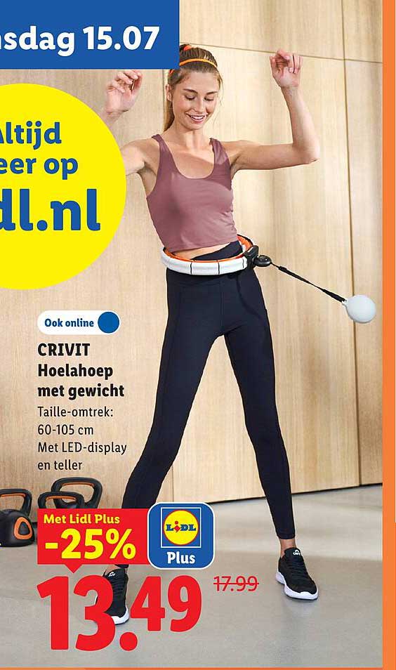 CRIVIT Hoelahoep met gewicht