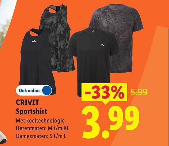 CRIVIT Sportshirt -33%