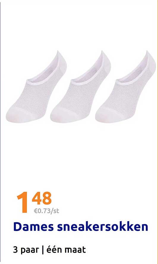 Dames sneakersokken
