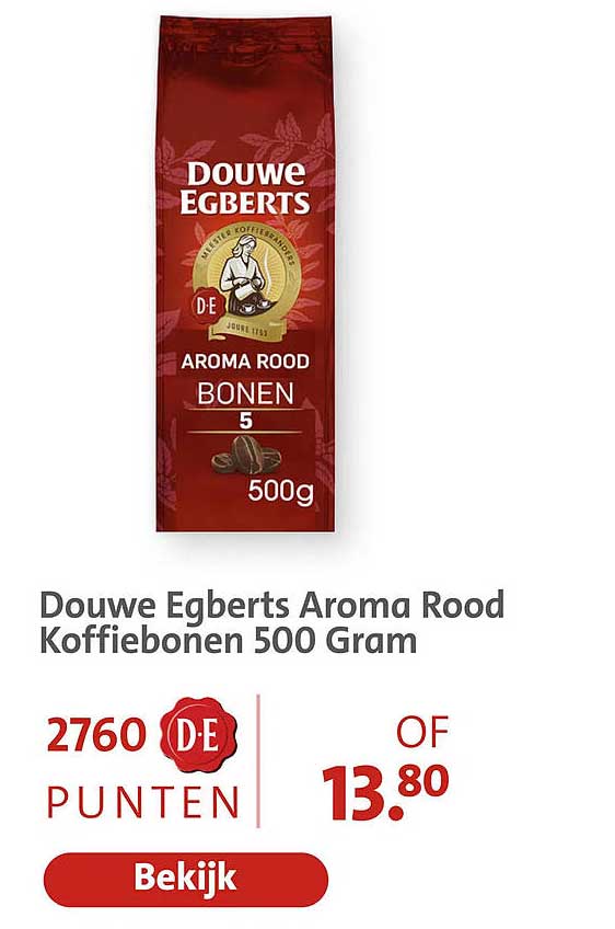 Douwe Egberts Aroma Rood Koffiebonen 500 Gram