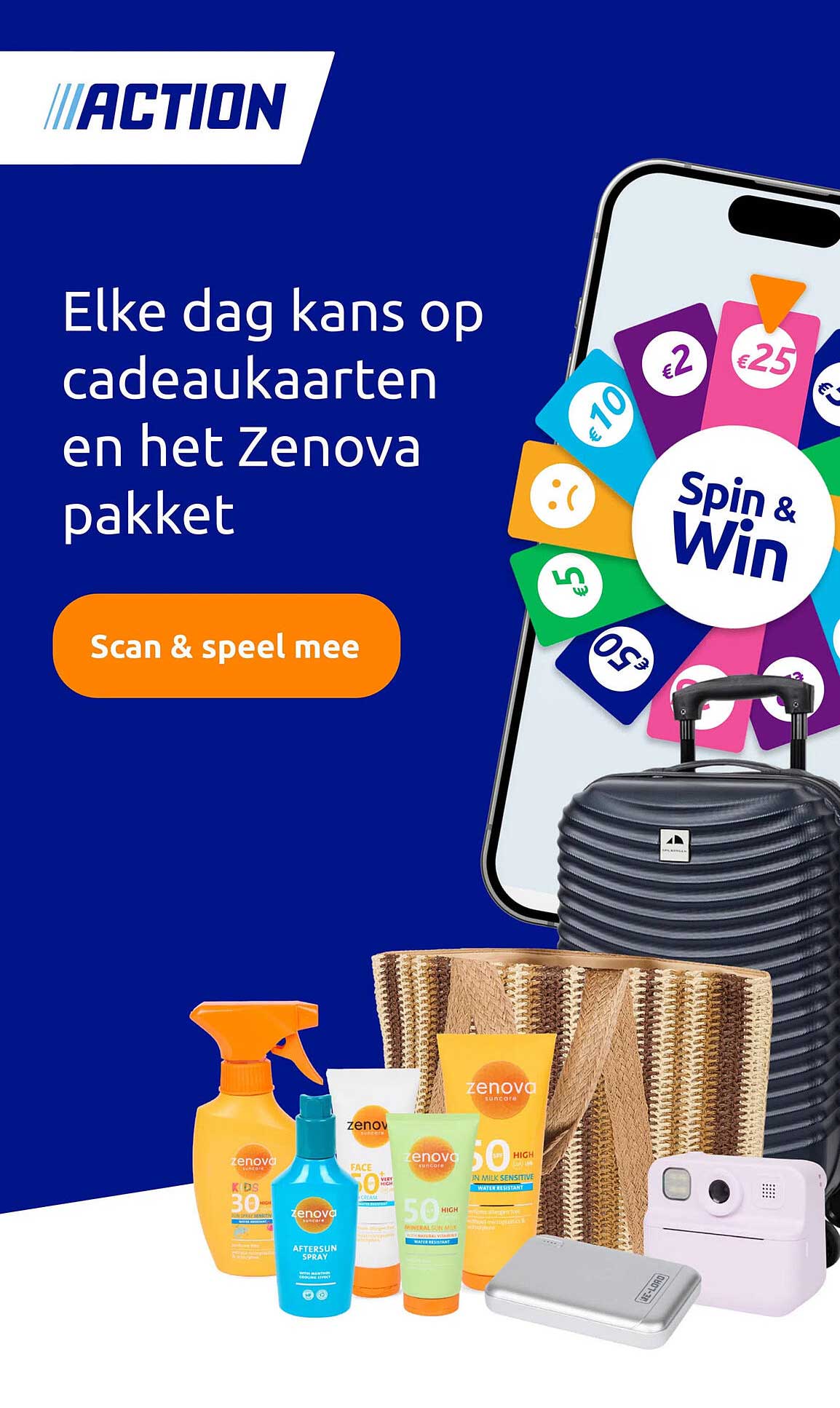 Elke dag kans op cadeaukaarten en het Zenova pakket