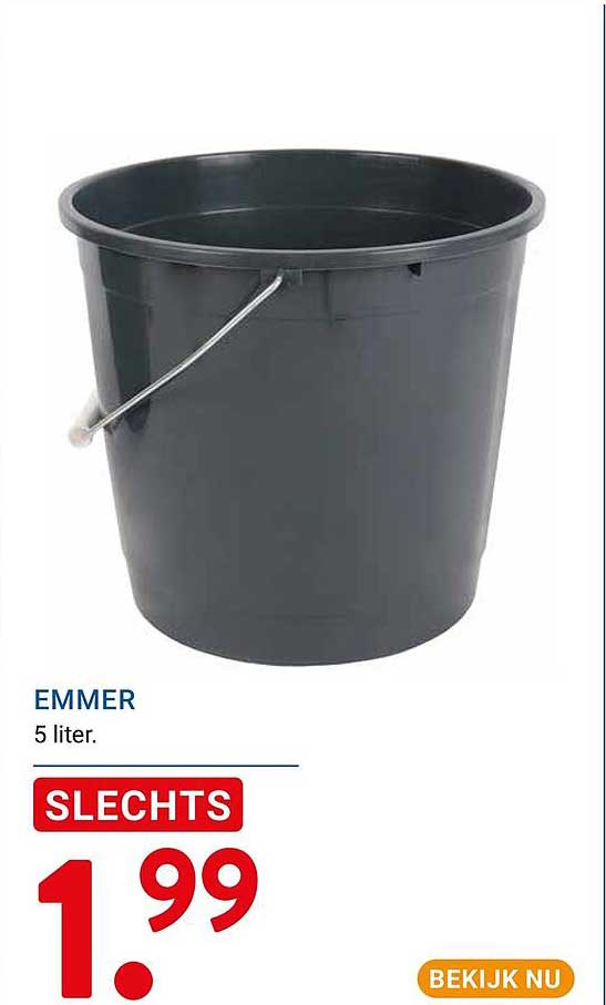 EMMER 5 liter. SLECHTS