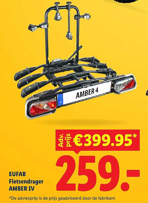 EUFAB Fietsendrager AMBER IV