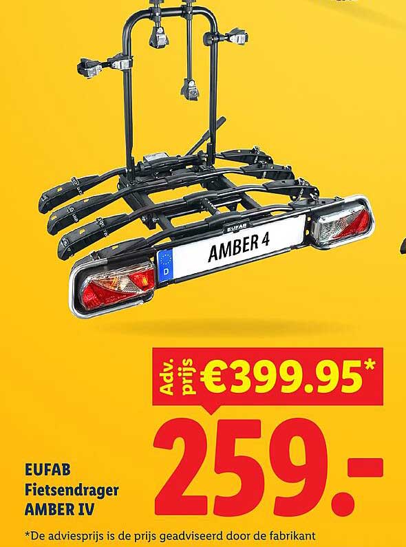 EUFAB Fietsendrager AMBER IV
