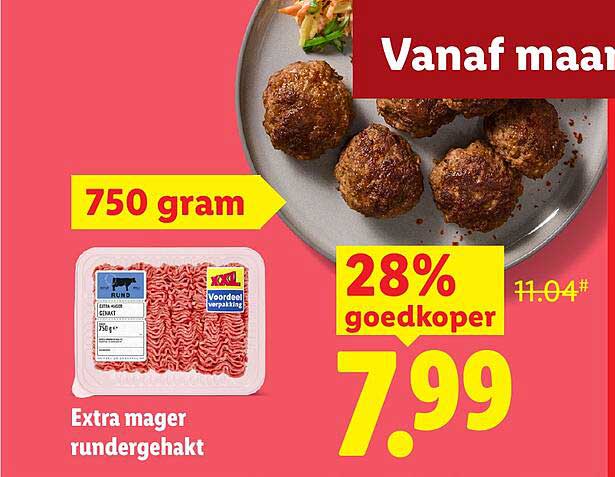 Extra mager rundergehakt