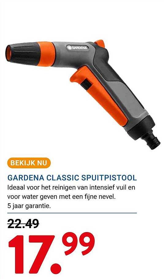 GARDENA CLASSIC SPUITPISTOOL
