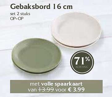 Gebaksbord 16 cm