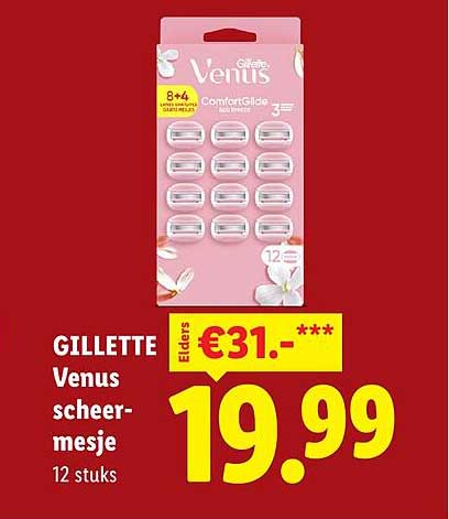 GILLETTE Venus scheermesje 12 stuks