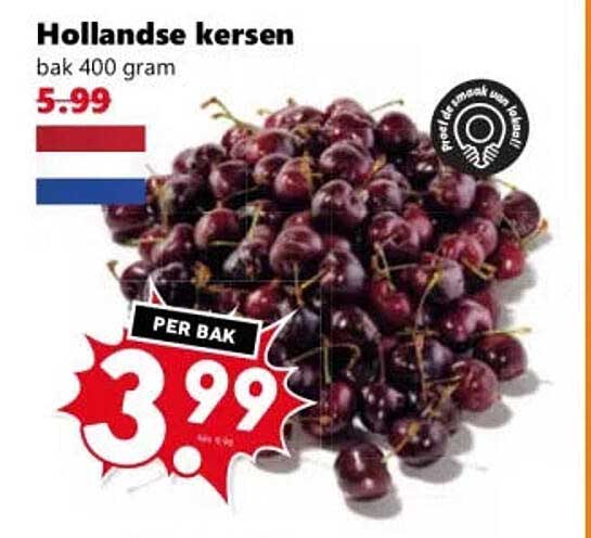 Hollandse kersen bak 400 gram