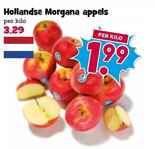 Hollandse Morgana appels per kilo