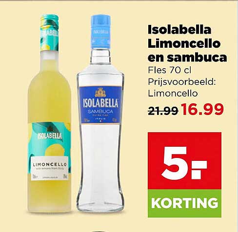 Isabella Limoncello en sambuca