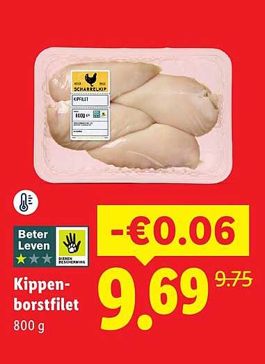 Kippen-borstfilet 800 g