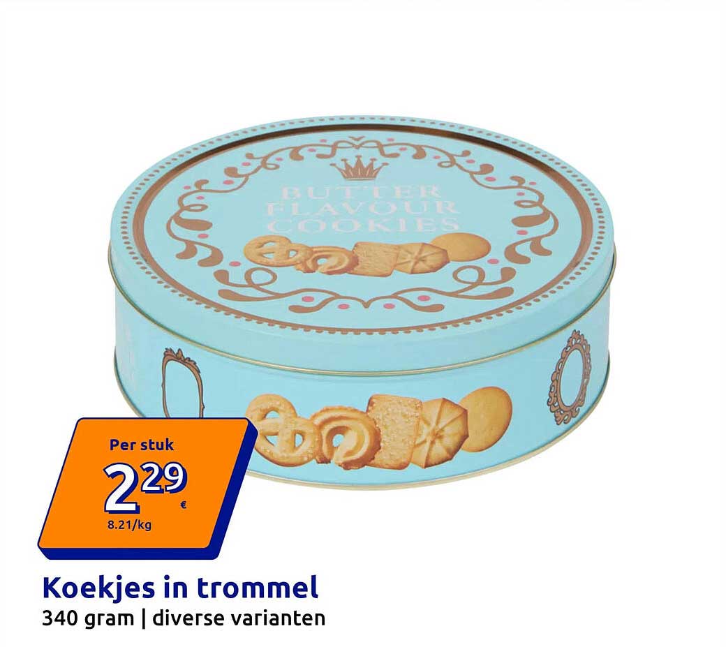 Koekjes in trommel