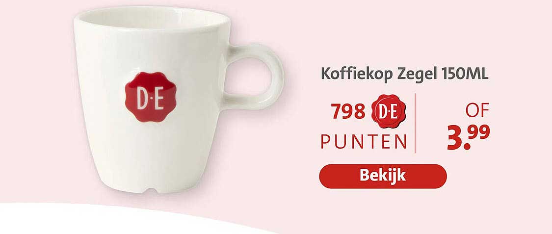 Koffiekop Zegel 150ML