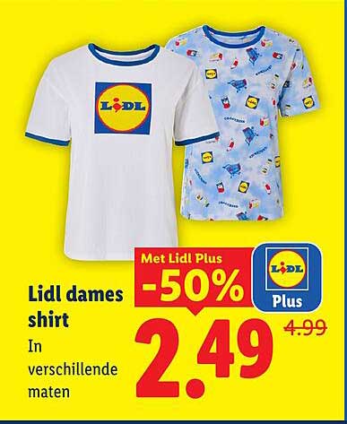 Lidl dames shirt -50%