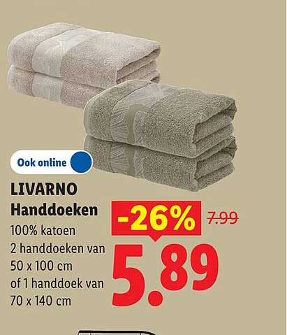 LIVARNO Handdoeken