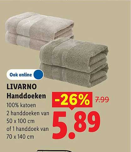 LIVARNO Handdoeken