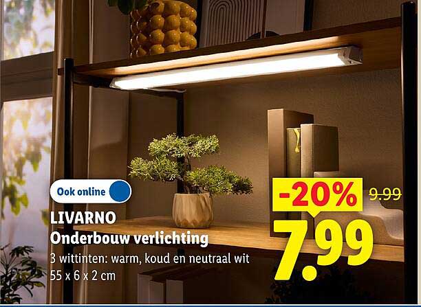 LIVARNO Onderbouw verlichting -20%