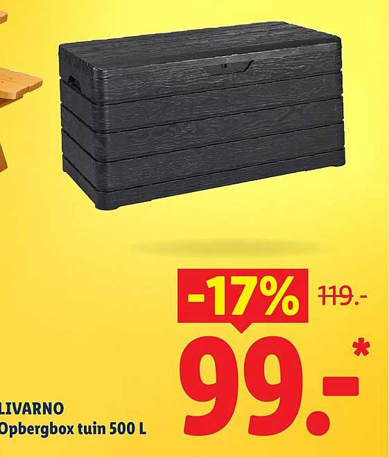 LIVARNO Opbergbox tuin 500 L