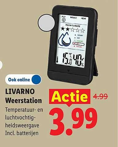 LIVARNO Weerstation Actie