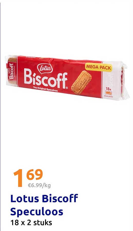 Lotus Biscoff Speculoos 18 x 2 stuks