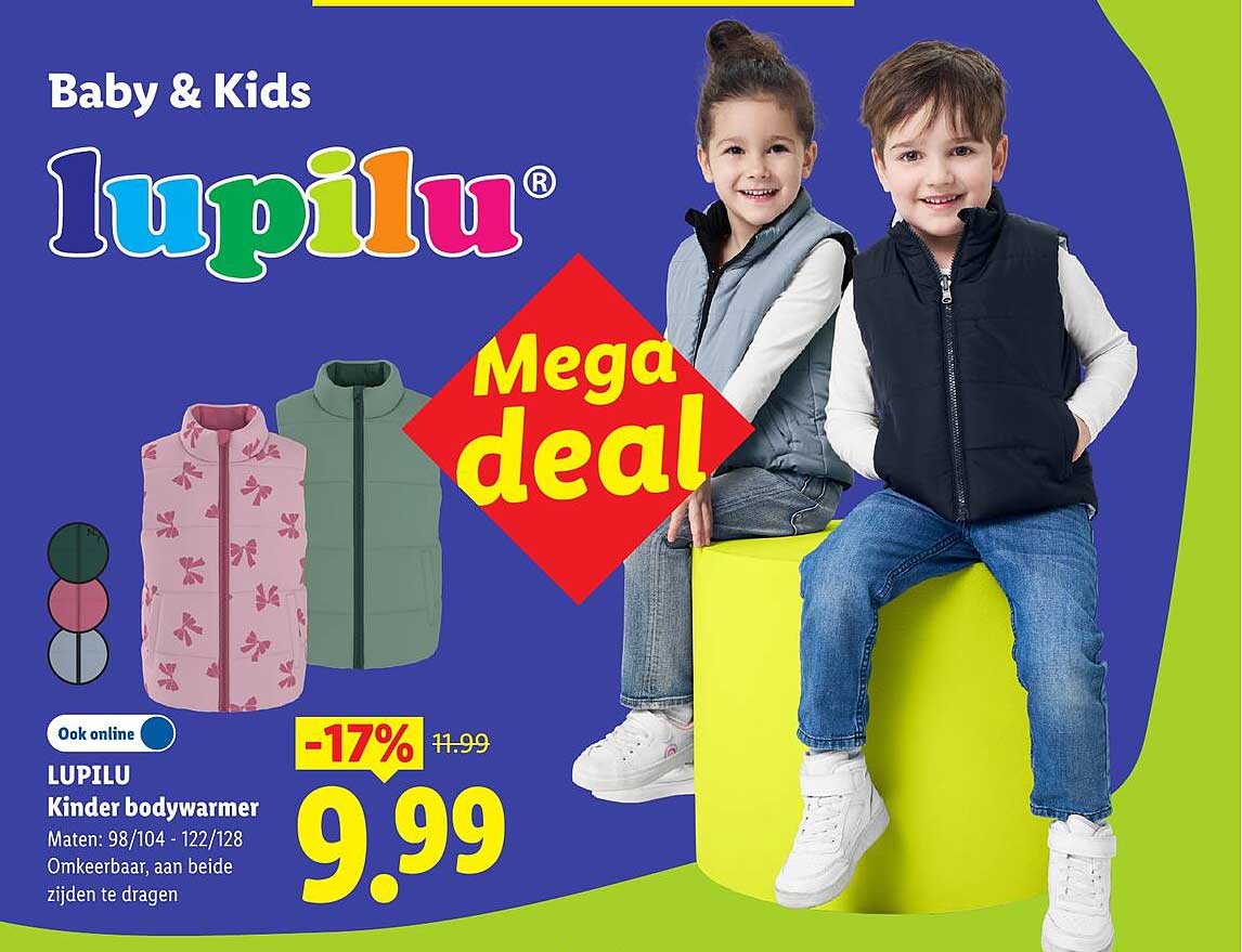 LUPILU Kinder bodywarmer