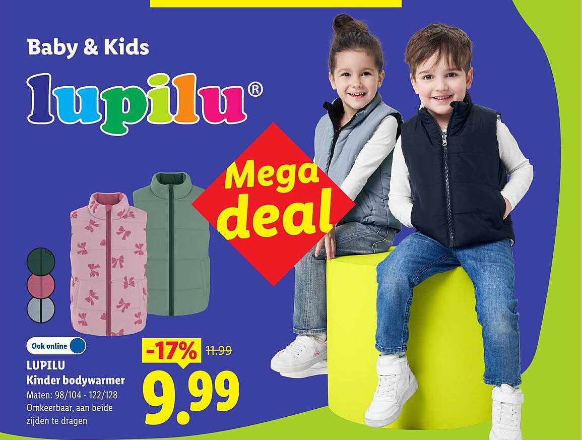 LUPILU Kinder bodywarmer