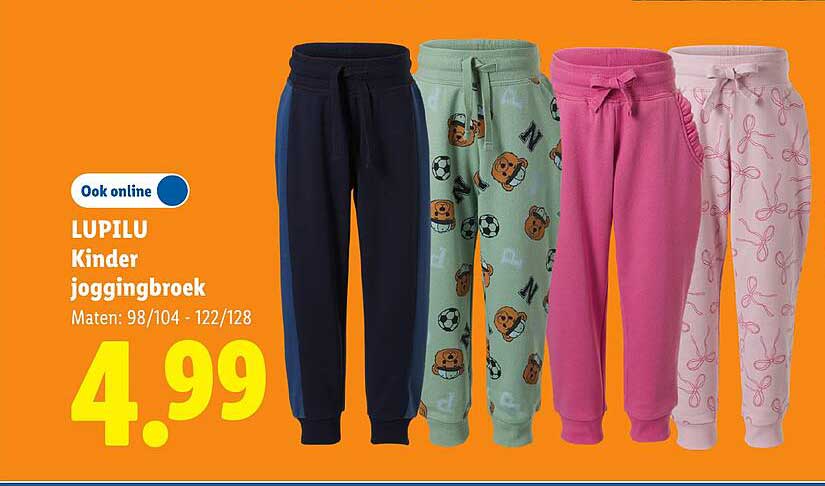 LUPILU Kinder joggingbroek