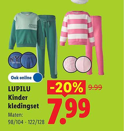 LUPILU Kinder kledingset -20%