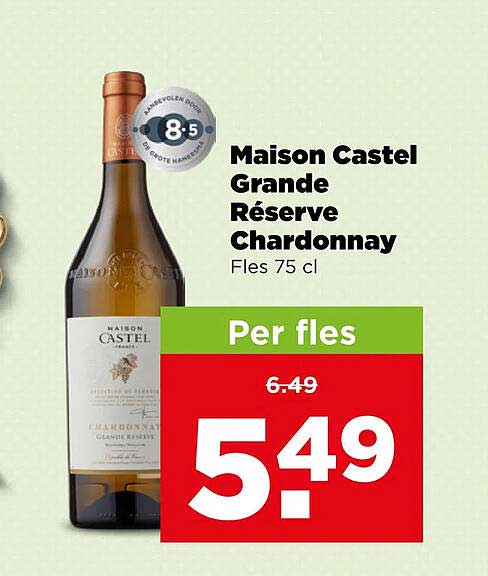 Maison Castel Grande Réserve Chardonnay Fles 75 cl